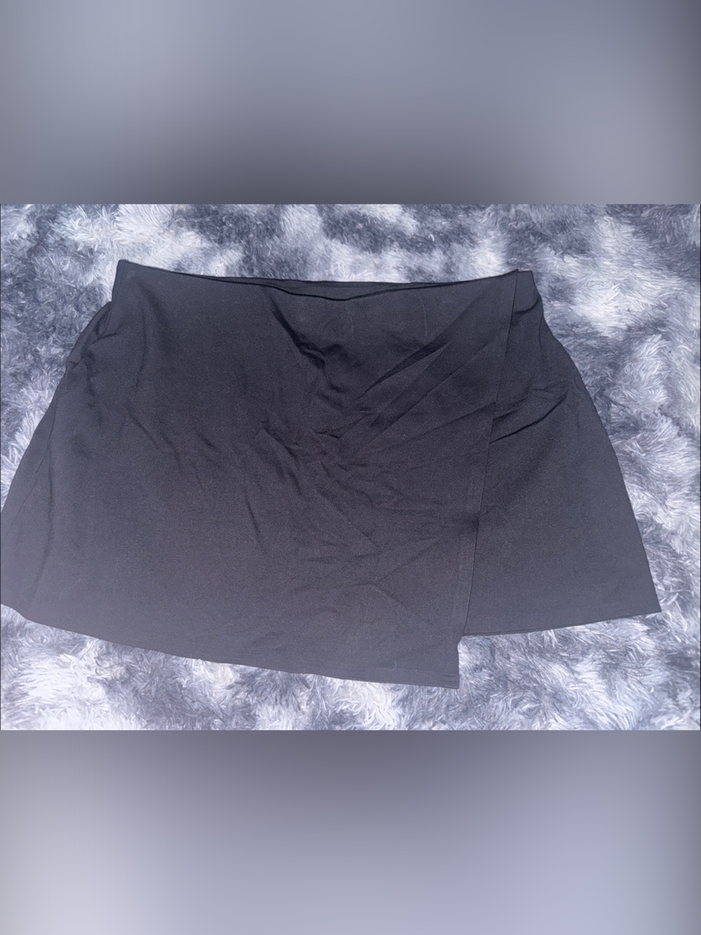American Eagle Outfitters Black Asymmetrical Skort